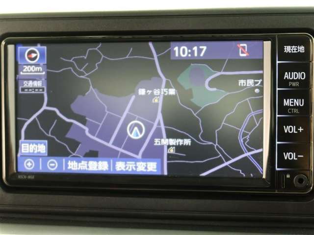 ナビゲーション付きで快適なドライブを。