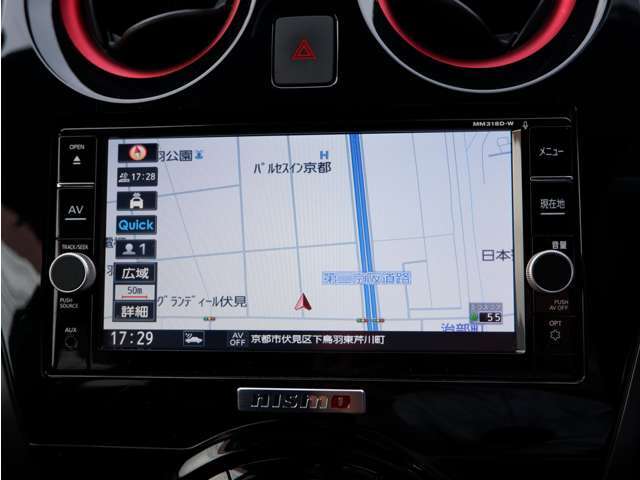 日産純正ナビ　MM318D-W