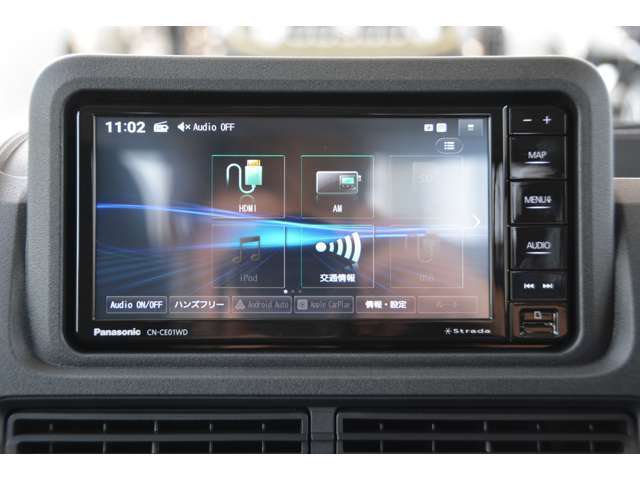 Apple　CarPlay/Android　Autoスマホアプリ対応、ネット動画、フルセグTV、Bluetooth接続、USB接続など多彩なメディアに対応しています＾＾