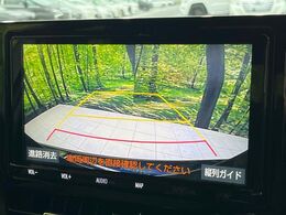 【バックカメラ】駐車時に後方がリアルタイム映像で確認できます。大型商業施設や立体駐車場での駐車時や、夜間のバック時に大活躍！運転スキルに関わらず、今や必須となった装備のひとつです！