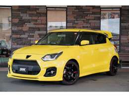 純正フロントアンダーガーニッシュ（ZFT）SWKローダウンスポーツスプリングセット(バンプラバー＆キャンバーボルト付き角度1°）