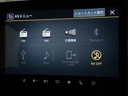 Bluetooth接続にも対応した　ディスプレイオーディオを装備しています。