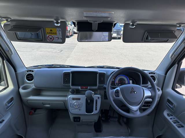 背が高い分フロントガラスも大きいので視野も広く運転しやすい！
