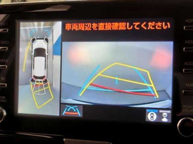 パノラミックビューで車庫入れも安心