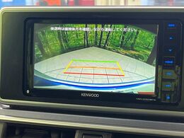 【バックカメラ】駐車時に後方がリアルタイム映像で確認できます。大型商業施設や立体駐車場での駐車時や、夜間のバック時に大活躍！運転スキルに関わらず、今や必須となった装備のひとつです！