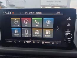 ナビゲーションはギャザズコネクトナビを装着しております。AM、FM、Bluetooth、フルセグTVがご使用いただけます。