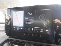 9インチのメーカー純正ナビつき！