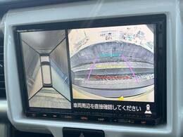 【全方位モニター用カメラ】専用のカメラにより、上から見下ろしたような視点で360度クルマの周囲を確認することができます☆死角部分も確認しやすく、狭い場所での切り返しや駐車もスムーズに行えます。