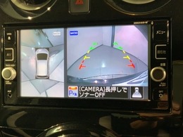 全方位モニターがついています！　車の周囲を360°安全確認できるので、普段の駐車はもちろんの事、縦列駐車や幅寄せの際にも活躍してくれますよ。