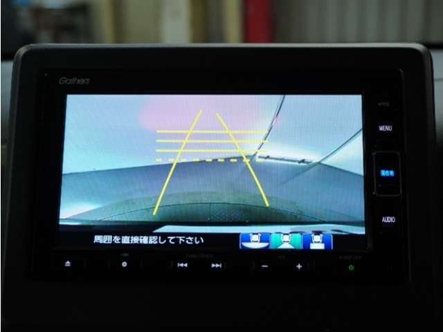 ◆バックカメラ◆リバースにするだけで映ります、後方の安全確認や、狭い駐車場での車庫入れ、雨の日や夜間など視界の悪い時に便利です！安全にバックする為には欠かせない装備です。