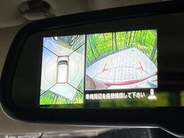 【アラウンドビューモニター】専用のカメラにより、上から見下ろしたような視点で360度クルマの周囲を確認することができます☆死角部分も確認しやすく、狭い場所での切り返しや駐車もスムーズに行えます。