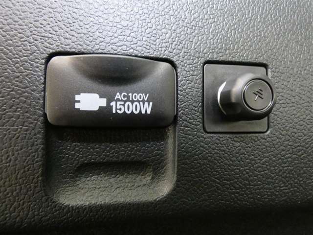 AC100V1500Wの給電システム装備。災害時など停電しても安心ですね。