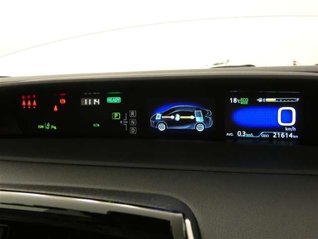 視認性の良いスピードメーターですね。夜も見やすく表示されますので運転が楽しくなります。