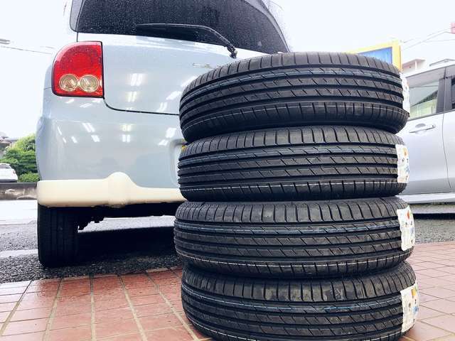 新品タイヤを装着してご納車いたします！