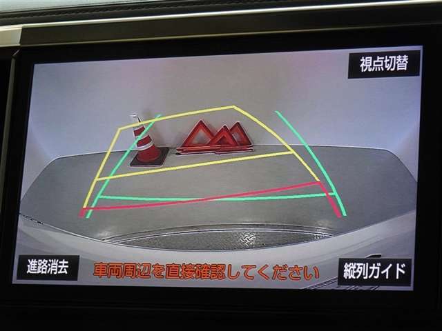 バックガイドモニターを装備しています、車庫入れもラクラクです。