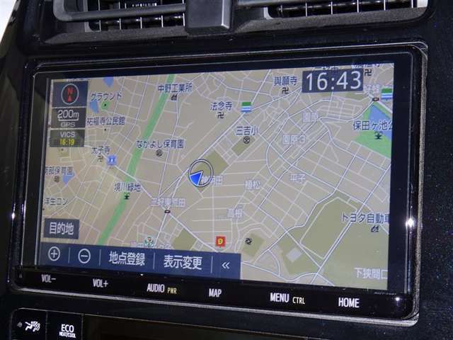 ナビ装着車で知らない道もラクラク！