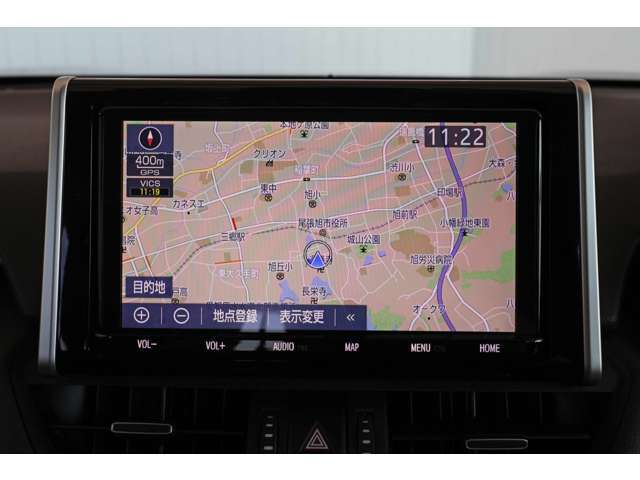 純正9インチSDナビが装着されております。CD/DVD/USB/Bluetooth接続対応です。