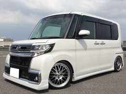 ホイールはK.BREAK製の絶版のリリスでカットポリッシュ＆ブラックインナーの16インチをRSRのフルタップ車高調を組み込みロアードしてインストール★前後ワイドサイズです★