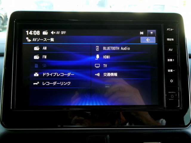 オーディオ機能は、TV、Bluetooth　Audioなど多彩なメディアに対応しています。