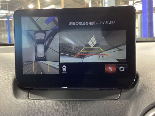 360°ビューモニター付です☆車の挙動予測や周辺の障害物の確認ができます。安心です☆