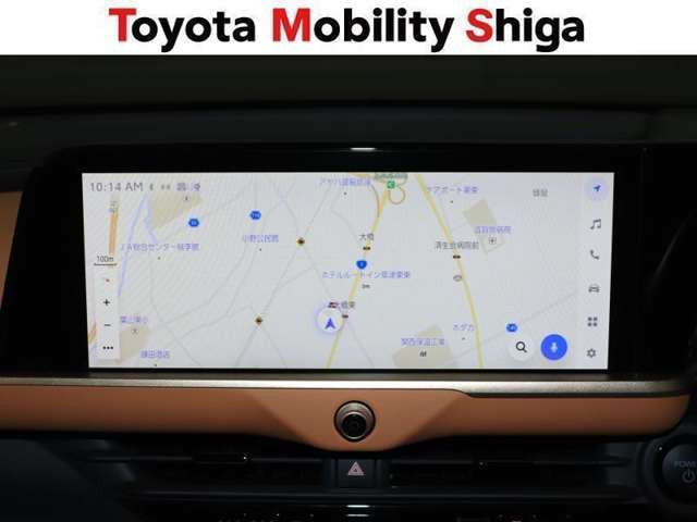 12.3インチのワイドディスプレイオーディオです。地図情報とTV（フルセグ）が搭載されております。