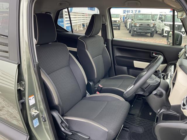 ゆったりして運転しやすいシートです