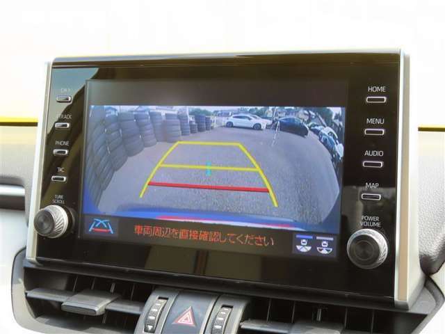 車庫入れもお任せのバックカメラ付き！