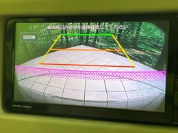 【バックカメラ】駐車時に後方がリアルタイム映像で確認できます。大型商業施設や立体駐車場での駐車時や、夜間のバック時に大活躍！運転スキルに関わらず、今や必須となった装備のひとつです！