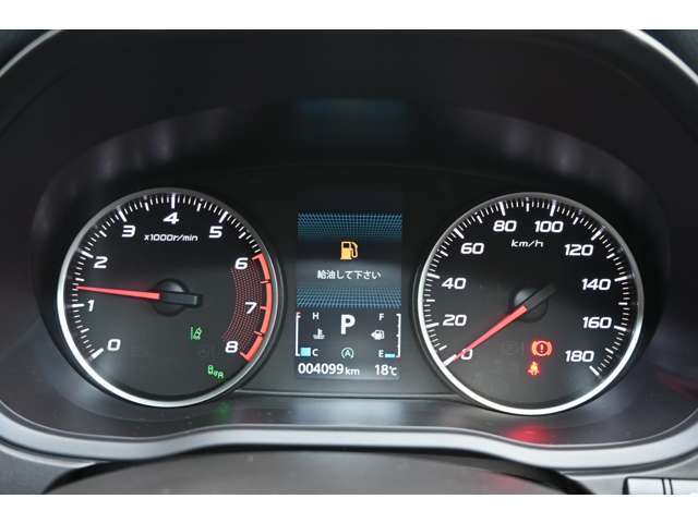 シンプルなメーターはブラックパネル★視認性もグッドです