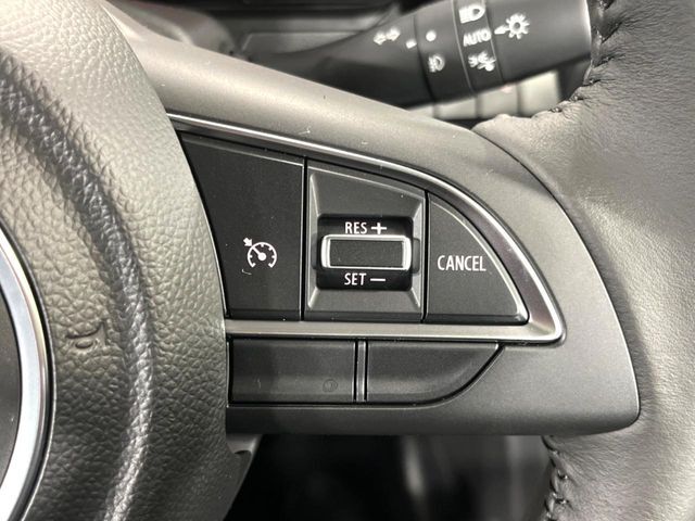 【クルーズコントロール】高速道路もラクラク走行。アクセルを離しても一定速度で走行ができ、長距離運転時の負担を軽減！加速・減速も簡単なスイッチ操作で調整できます。