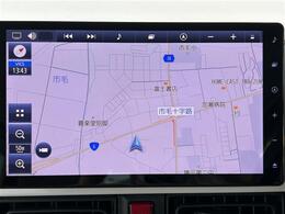 【純正ナビ】専用設計で車内の雰囲気にマッチ！ナビ利用時のマップ表示は見やすく、いつものドライブがグッと楽しくなります！