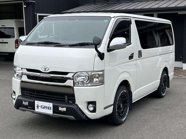 TRDフロントスポイラー/TRDマッドフラップ/XTREME-J16インチアルミホイール/純正地デジナビ/レザー調シートカバー/ドアポケットアームレスト/助手席エアバッグ/LEDヘッドライト
