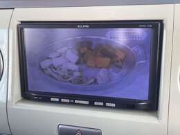 カーナビ/ワンセグテレビ付き　DVD再生可　走行中でも映ります。