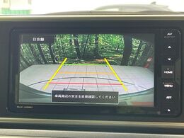 【バックカメラ】駐車時に後方がリアルタイム映像で確認できます。大型商業施設や立体駐車場での駐車時や、夜間のバック時に大活躍！運転スキルに関わらず、今や必須となった装備のひとつです！