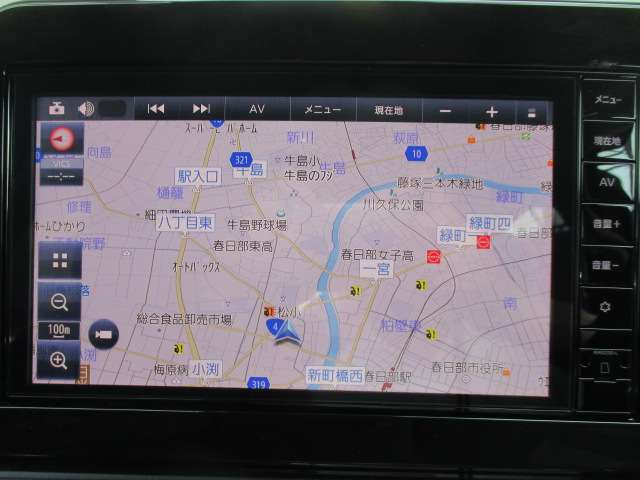高解像度モニター搭載のナビゲーションシステム♪目的地まで快適にサポートします♪