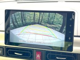 【バックカメラ】駐車時に後方がリアルタイム映像で確認できます。大型商業施設や立体駐車場での駐車時や、夜間のバック時に大活躍！運転スキルに関わらず、今や必須となった装備のひとつです！