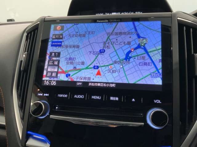 社外ナビ搭載です。知らない道も安心ですね！