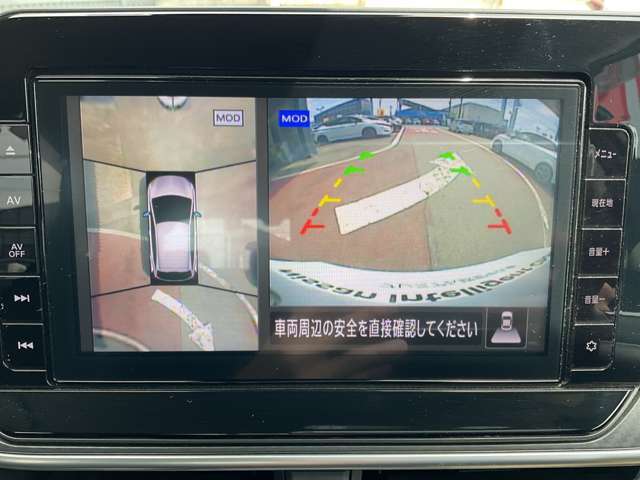 インテリジェントアラウンドビューモニターが付いてます。