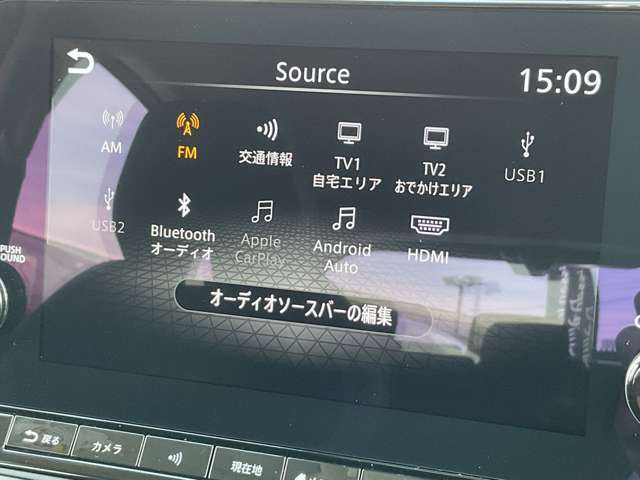 Bluetooth対応ナビでスマホの中の音楽も聴くことができドライブなどに便利な機能です！
