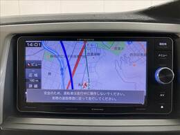 【カロッツェリアナビ】一体感のあるナビは、高級感ある車内を演出してくれます。Bluetooth再生などオーディオ機能も充実しておりますので、運転もより楽しめます♪