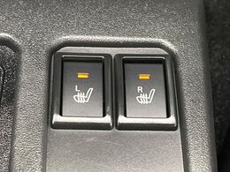 【シートヒーター】寒い日に重宝するシートヒーター！エアコンより早く温まってくれるので寒がりの人も安心ですね♪エアコンの温風は乾燥するから苦手、という方にもをおすすめです。