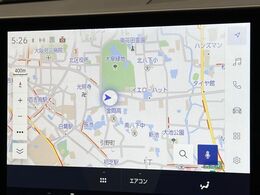 【9.8インチ　ディスプレイオーディオ】大画面のディスプレイはAppleCarPlayやAndroidAutoが利用可能。大きな画面でスマホナビアプリ等が利用いただけます♪