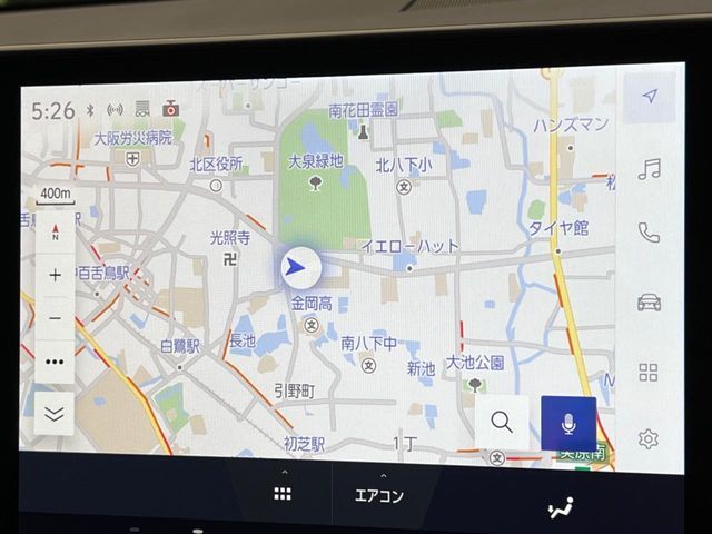 【9.8インチ　ディスプレイオーディオ】大画面のディスプレイはAppleCarPlayやAndroidAutoが利用可能。大きな画面でスマホナビアプリ等が利用いただけます♪