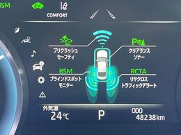 【トヨタセーフティセンス】走行中に前方の車両等を認識し、衝突しそうな時は警報とブレーキで衝突回避と被害軽減をアシスト。より安全にドライブをお楽しみいただけます。