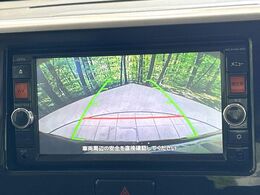 【バックカメラ】駐車時に後方がリアルタイム映像で確認できます。大型商業施設や立体駐車場での駐車時や、夜間のバック時に大活躍！運転スキルに関わらず、今や必須となった装備のひとつです！