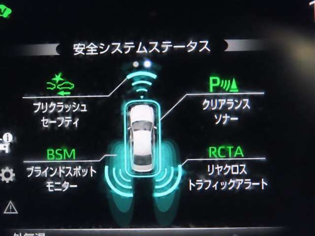 安全装備が充実しています。