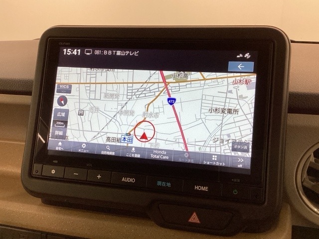 ギャザズナビ搭載です。知らない道も安心ですね！