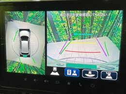 【全方位モニター用カメラ】専用のカメラにより、上から見下ろしたような視点で360度クルマの周囲を確認することができます☆死角部分も確認しやすく、狭い場所での切り返しや駐車もスムーズに行えます。