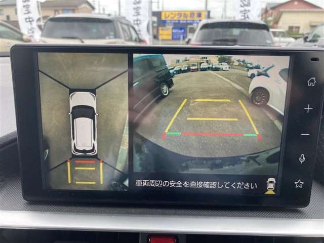 バックガイドモニターで、後方を確認しながら安心して駐車することができます。運転初心者も熟練者も必須の機能ですよ！