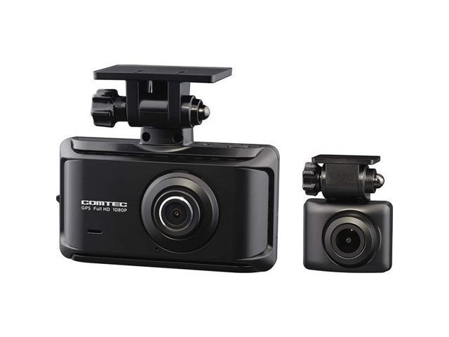 コムテック製の前後ドラレコ装着パック。詳しくはお問い合わせください。